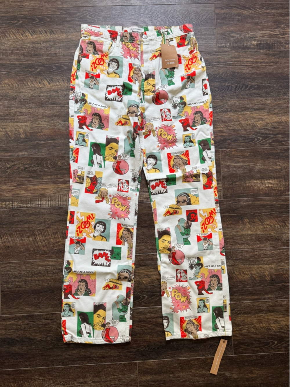 NWT Reformation Comic Jeans 30 - Picture 3 of 15